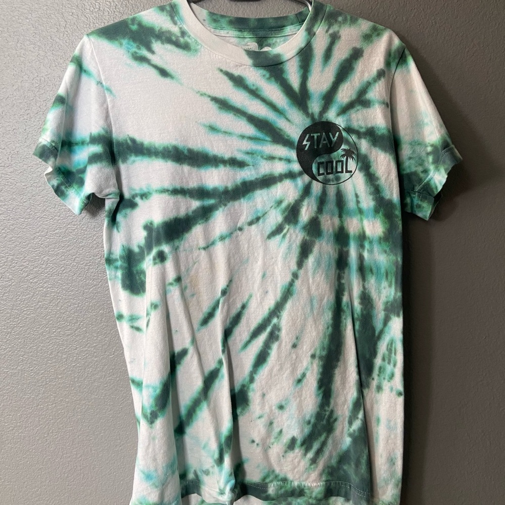 Happy hour tie dye tee (SIZE S)